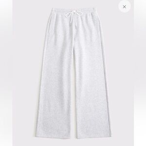 Abercrombie High Rise Sunday Wide Leg Sweatpant